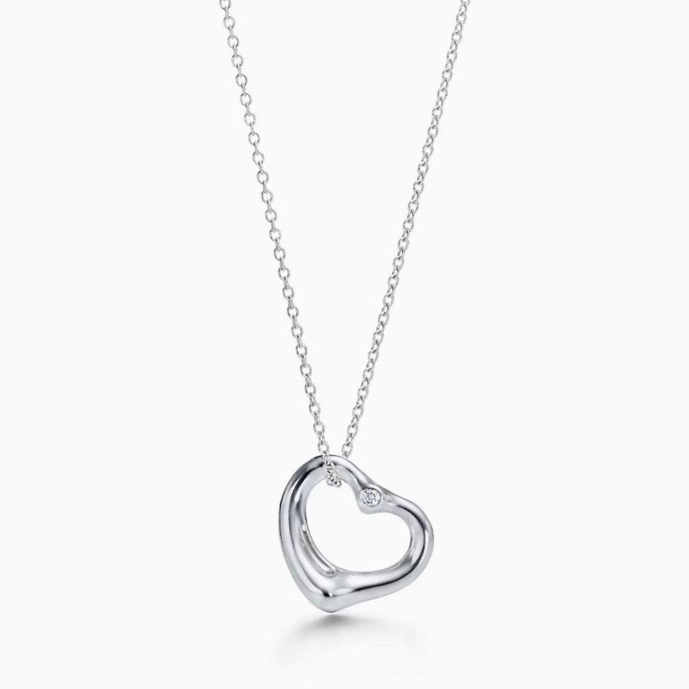Tiffany Necklace Elsa Peretti® Open Heart Pendant